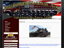 Tablet Screenshot of blairstownfd.org